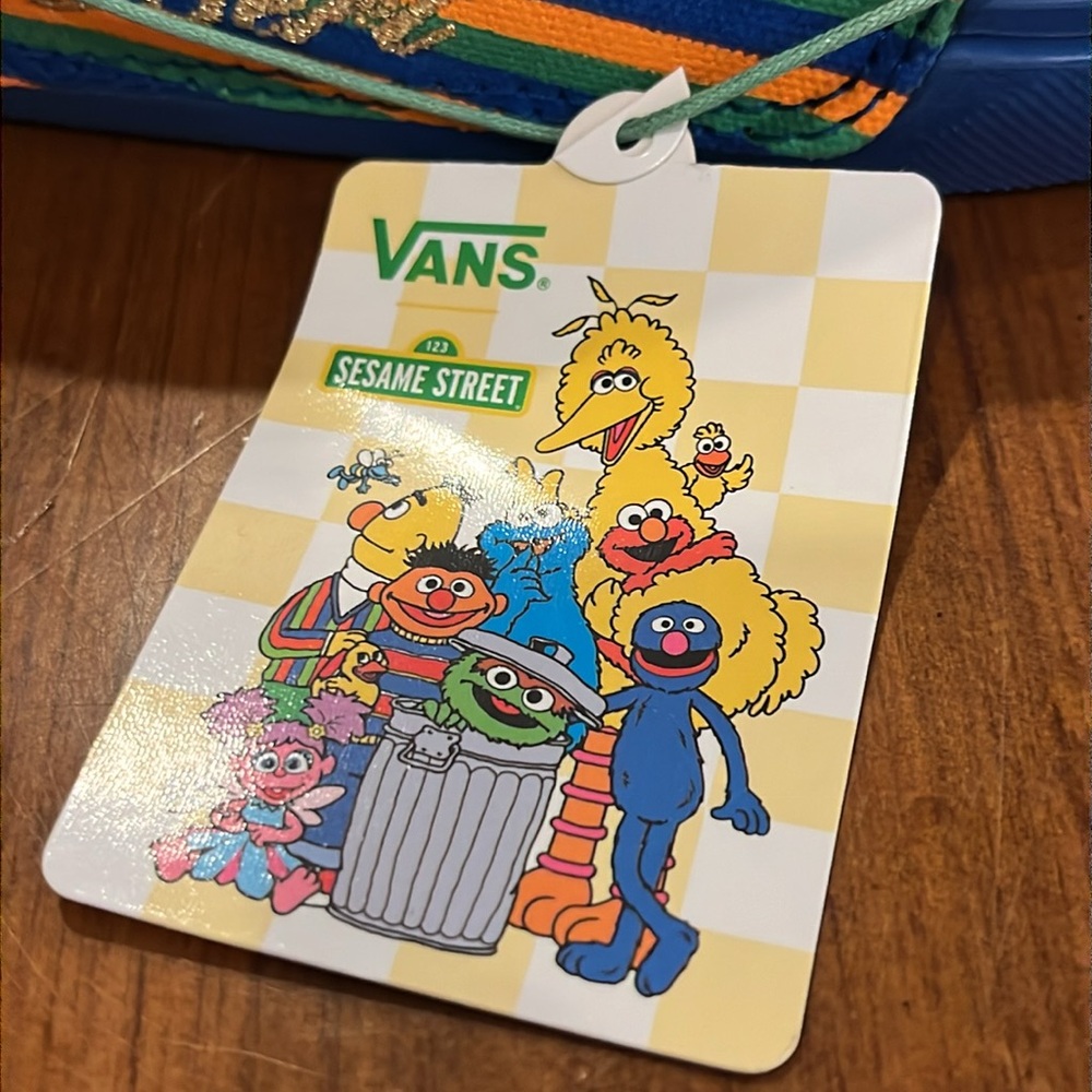 Vans x Sesame Street Bert and Ernie La Costa Slides Sandals Shoes Men’s 13 - Picture 13 of 15
